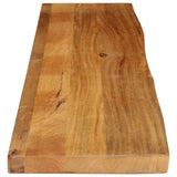 Bordplate naturlig kant 180x30x3,8 cm heltre mango