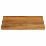 Bordplate naturlig kant 40x40x3,8 cm heltre mango