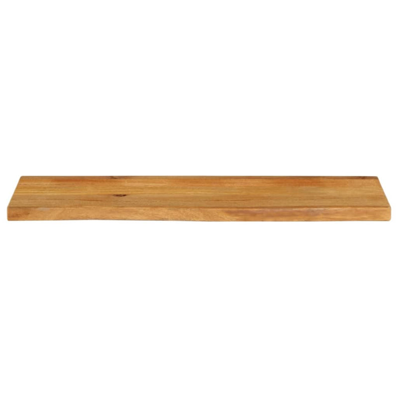 Bordplate naturlig kant 110x40x3,8 cm heltre mango