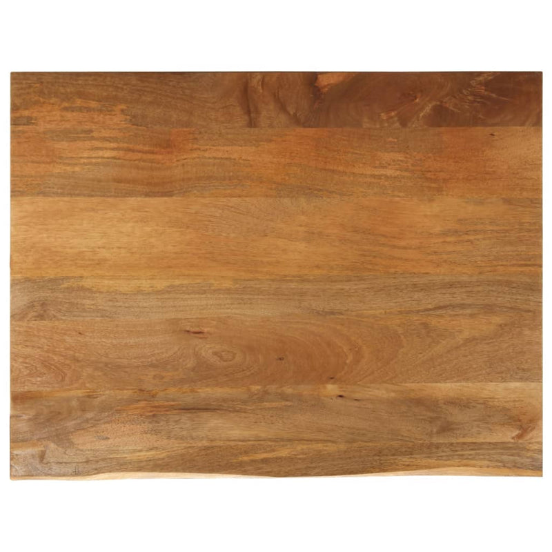 Bordplate naturlig kant 110x80x3,8 cm heltre mango