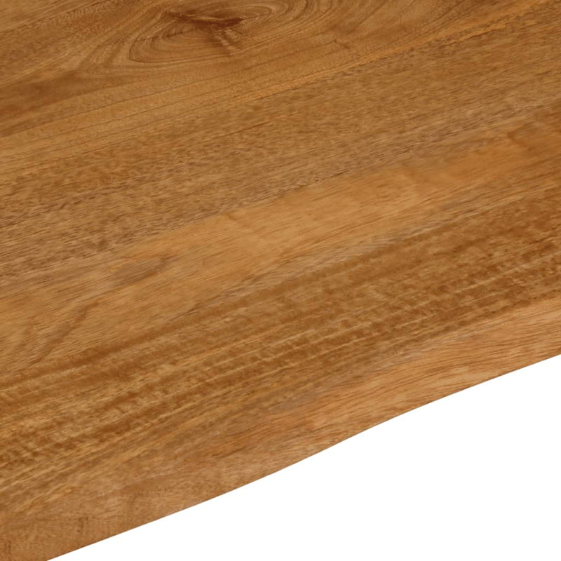 Bordplate naturlig kant 110x80x3,8 cm heltre mango