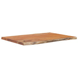 Sidebord 50x40x2,5 cm heltre akasie naturlig kant