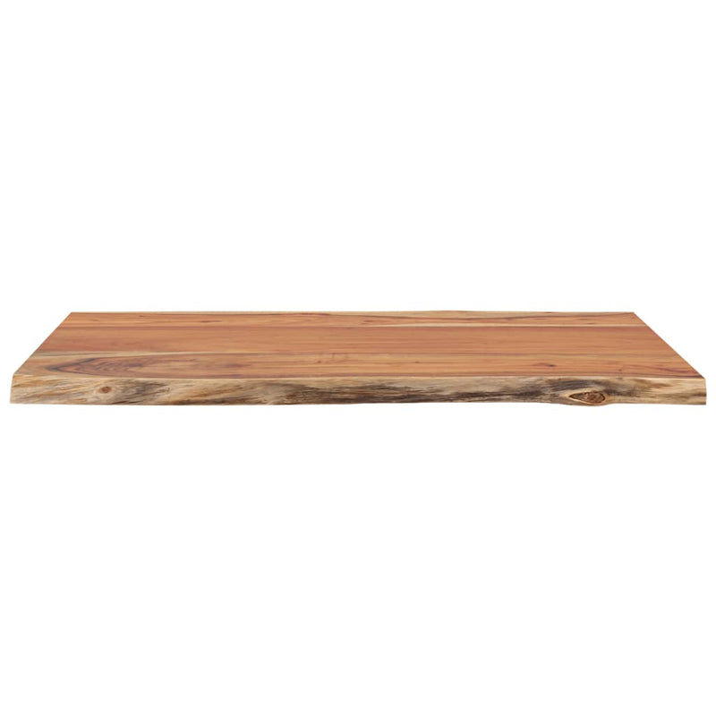 Sidebord 50x40x2,5 cm heltre akasie naturlig kant