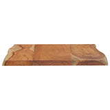 Sidebord 50x40x2,5 cm heltre akasie naturlig kant