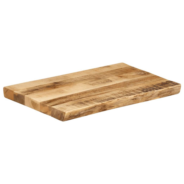 Bordplate naturlig kant 50x40x2,5 cm grovt heltre mangotre