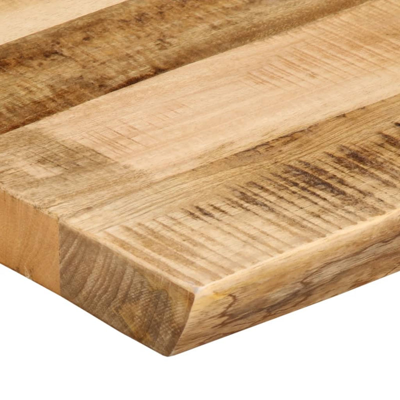 Bordplate naturlig kant 80x40x2,5 cm grovt heltre mangotre