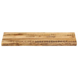 Bordplate naturlig kant 100x40x2,5 cm grovt heltre mangotre