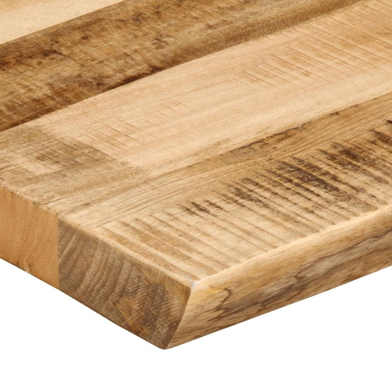 Bordplate naturlig kant 100x40x2,5 cm grovt heltre mangotre