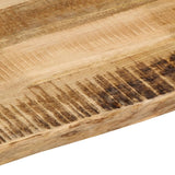 Bordplate naturlig kant 100x40x2,5 cm grovt heltre mangotre