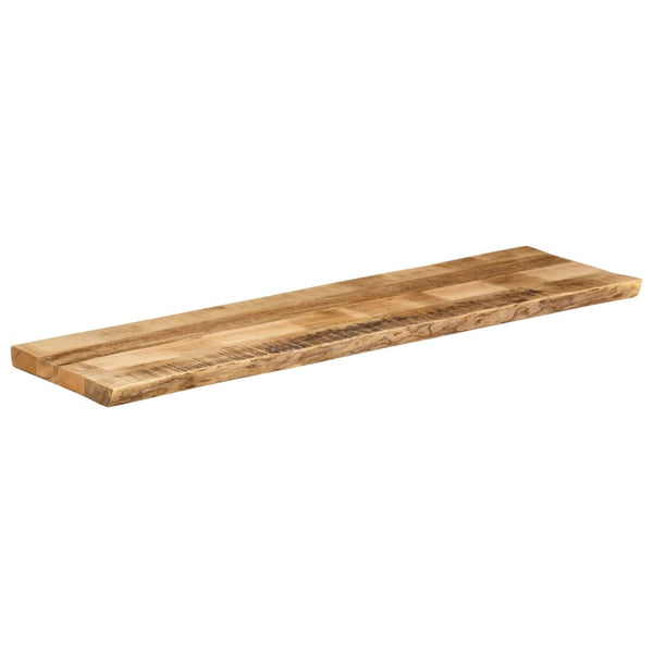 Bordplate naturlig kant 160x40x2,5 cm grovt heltre mangotre