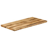 Bordplate naturlig kant 100x60x2,5 cm grovt heltre mangotre