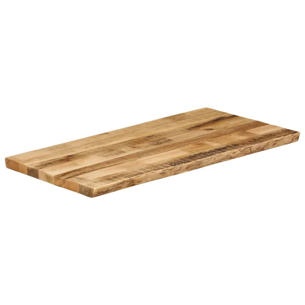 Bordplate naturlig kant 100x60x2,5 cm grovt heltre mangotre