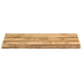 Bordplate naturlig kant 100x60x2,5 cm grovt heltre mangotre