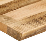 Bordplate naturlig kant 120x40x3,8 cm grovt heltre mangotre