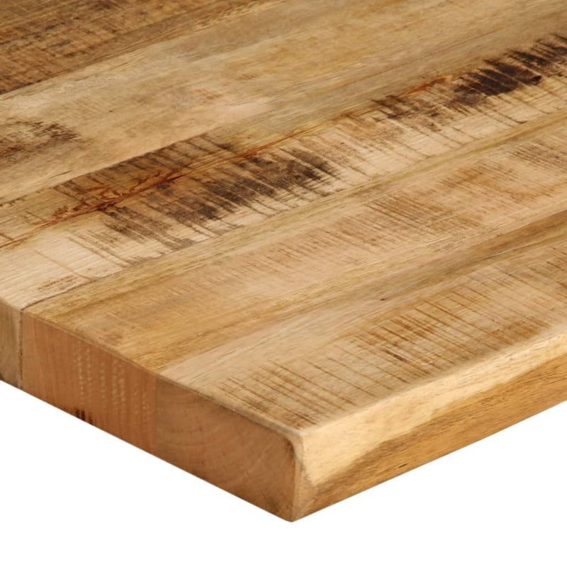 Bordplate naturlig kant 70x60x3,8 cm grovt heltre mangotre