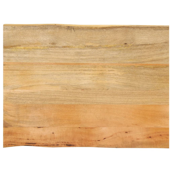 Bordplate 90x60x2,5 cm naturlig kant heltre mango