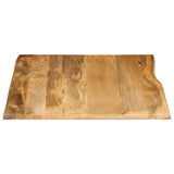 Bordplate 100x80x2,5 cm naturlig kant heltre mango