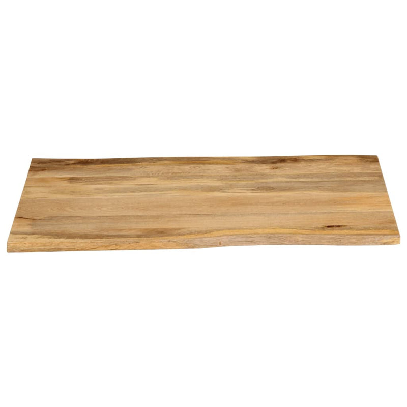 Bordplate 110x80x2,5 cm naturlig kant heltre mango