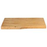 Bordplate 50x40x3,8 cm naturlig kant heltre mango