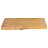 Bordplate 60x40x3,8 cm naturlig kant heltre mango