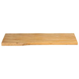 Bordplate 80x40x3,8 cm naturlig kant heltre mango