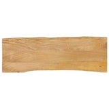 Bordplate 120x40x3,8 cm naturlig kant heltre mango