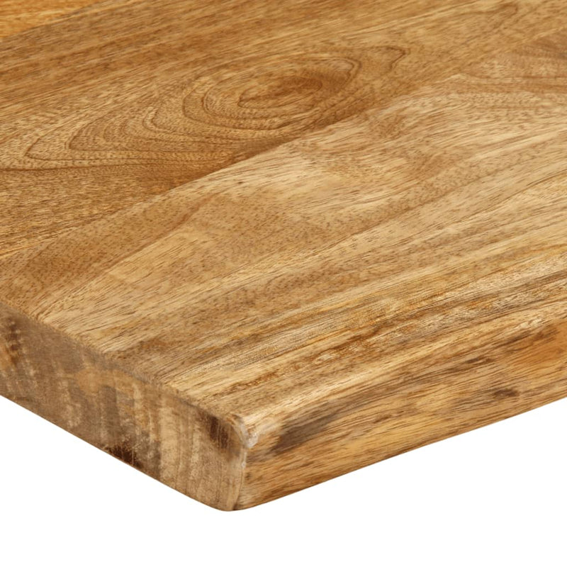 Bordplate 120x40x3,8 cm naturlig kant heltre mango