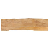 Bordplate 160x40x3,8 cm naturlig kant heltre mango