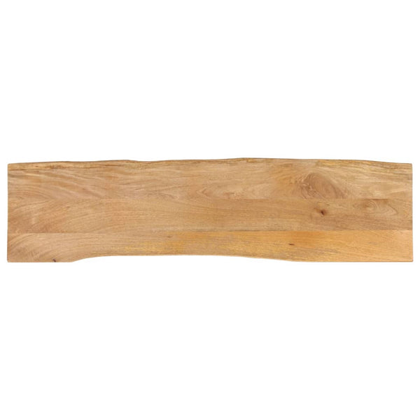 Bordplate 160x40x3,8 cm naturlig kant heltre mango