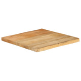 Bordplate 60x60x3,8 cm naturlig kant heltre mango