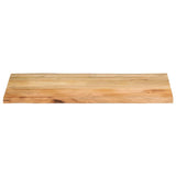 Bordplate 100x60x3,8 cm naturlig kant heltre mango