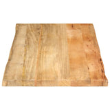 Bordplate 100x60x3,8 cm naturlig kant heltre mango