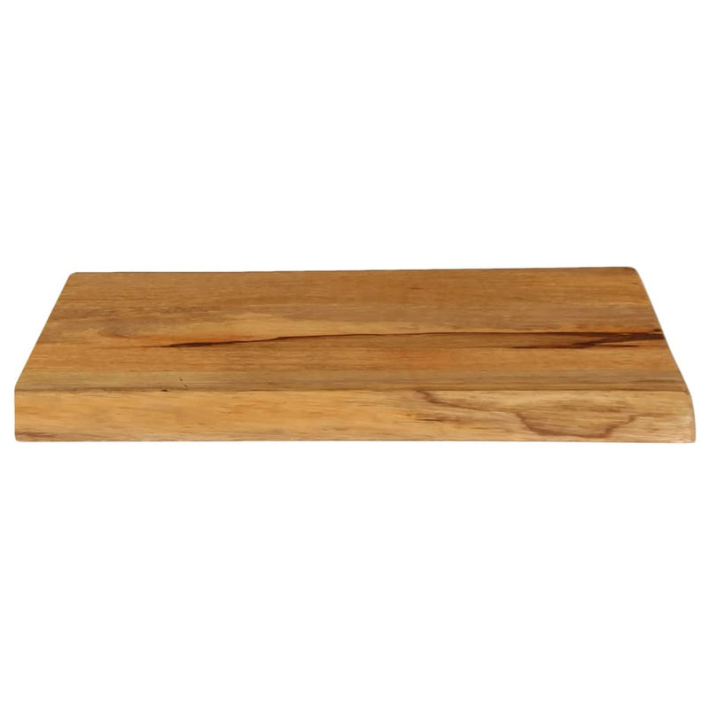 Bordplate 70x40x2,5 cm naturlig kant heltre mango