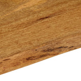 Bordplate 90x40x3,8 cm naturlig kant heltre mango