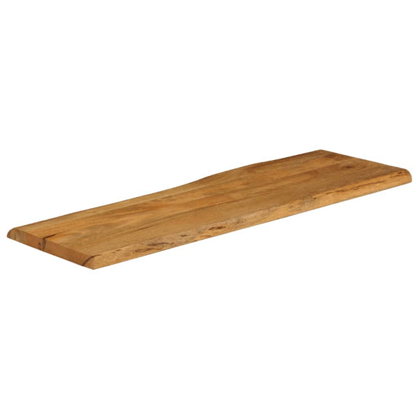 Bordplate 110x40x3,8 cm naturlig kant heltre mango