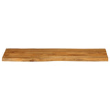 Bordplate 120x40x3,8 cm naturlig kant heltre mango