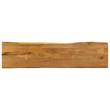 Bordplate 160x40x3,8 cm naturlig kant heltre mango