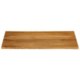 Bordplate 100x80x3,8 cm naturlig kant heltre mango