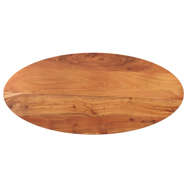 Bordplate 100x40x2,5 cm oval heltre akasie