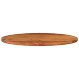 Bordplate 100x40x2,5 cm oval heltre akasie