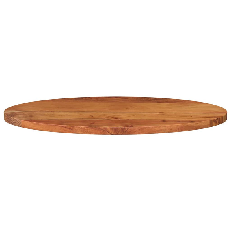 Bordplate 140x50x2,5 cm oval heltre akasie