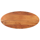 Bordplate 140x60x2,5 cm oval heltre akasie