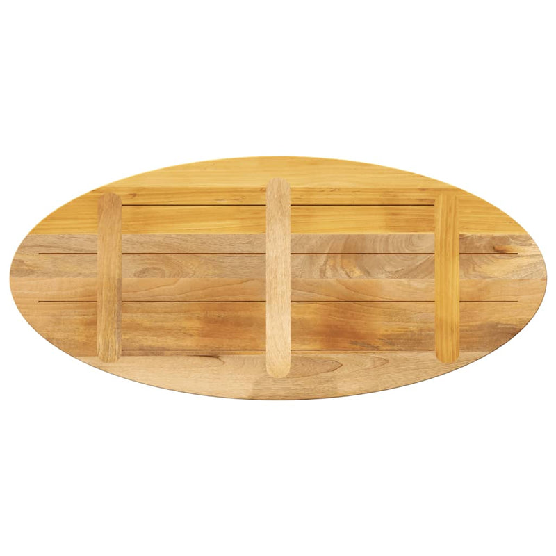 Bordplate 110x40x2,5 cm oval heltre mango