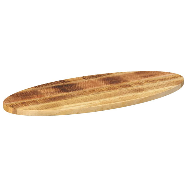 Bordplate 100x50x2,5 cm oval heltre mango