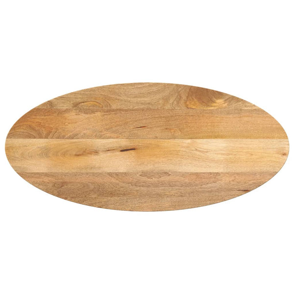 Bordplate 80x40x2,5 cm oval heltre mango