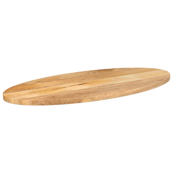 Bordplate 100x40x2,5 cm oval heltre mango