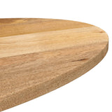 Bordplate 100x40x2,5 cm oval heltre mango