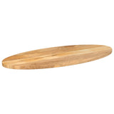 Bordplate 120x50x3,8 cm oval heltre mango