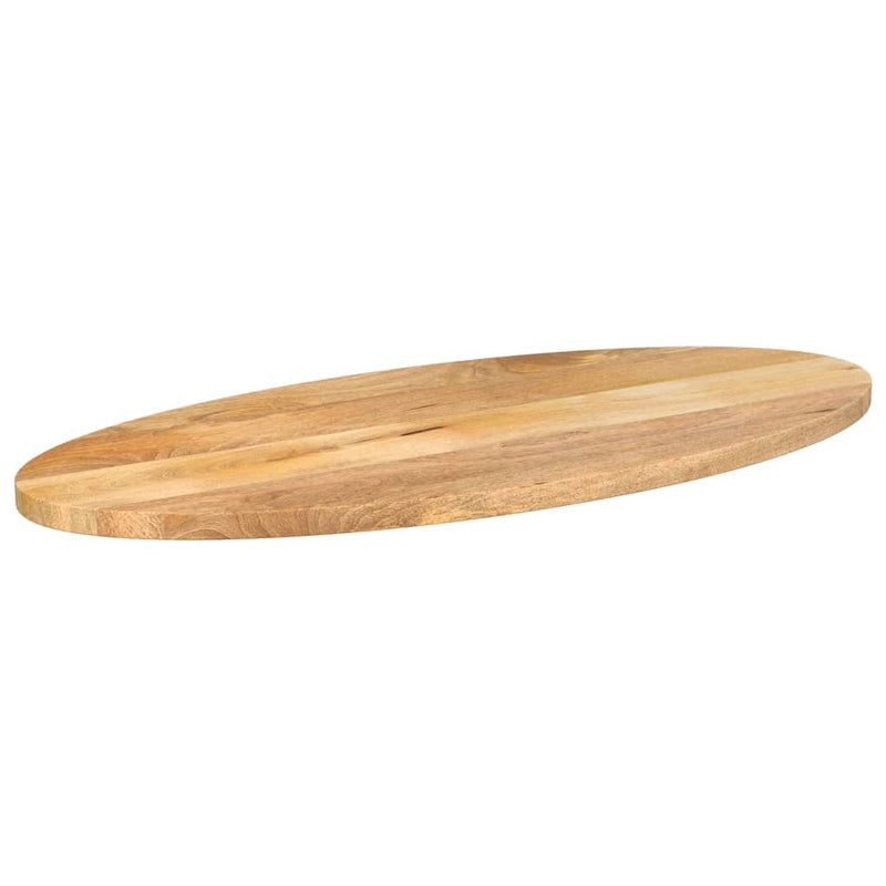 Bordplate 120x60x3,8 cm oval heltre mango