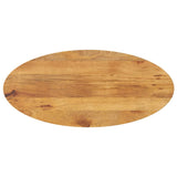 Bordplate 100x50x2,5 cm oval heltre mango